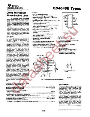 CD4046BNSRE4 datasheet  